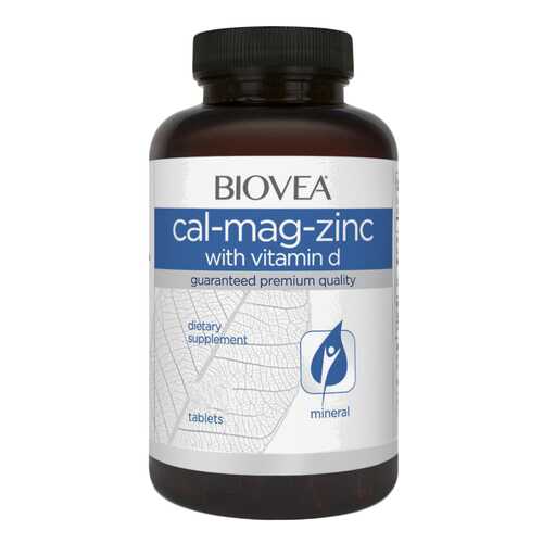 Витаминный комплекс BIOVEA Calcium Magnesium Zinc 90 таблеток в Сплав