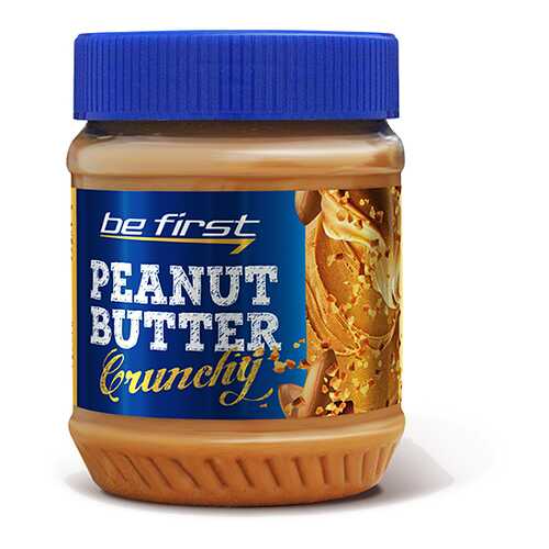 Арахисовая паста Be First Crunchy (с дробленым арахисом), 340 г в Сплав