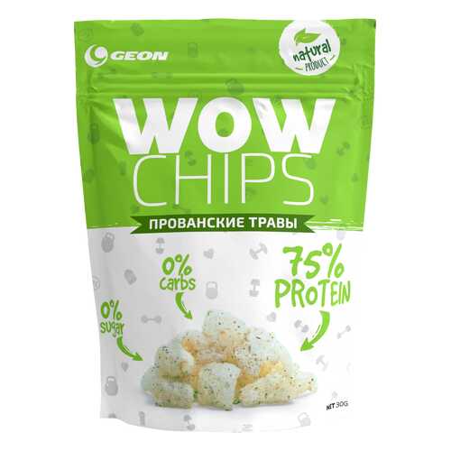Чипсы Geon Wow Chips 30 г прованские травы в Сплав