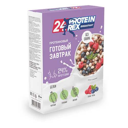 Готовый завтрак с высоким содержанием протеина ProteinRex BREAKFAST лесные ягоды в Сплав