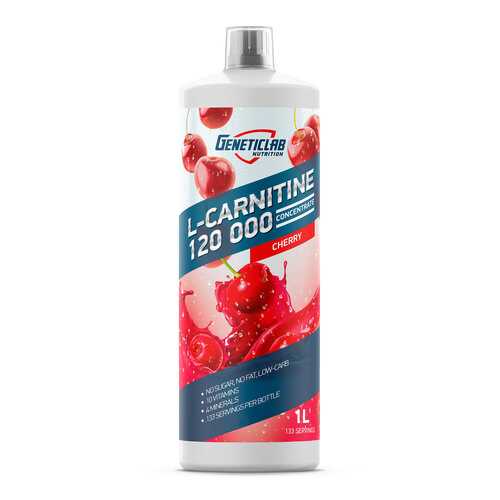 GeneticLab Nutrition L-Carnitine 120 000, 1000 мл, Cherry в Сплав