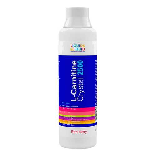 Liquid&Liquid L-Carnitine Crystal 2500, 500 мл, Red berry в Сплав