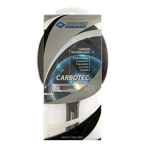 Ракетка для настольного тенниса Donic 758214 Carbotec 3000, черно-красная в Сплав