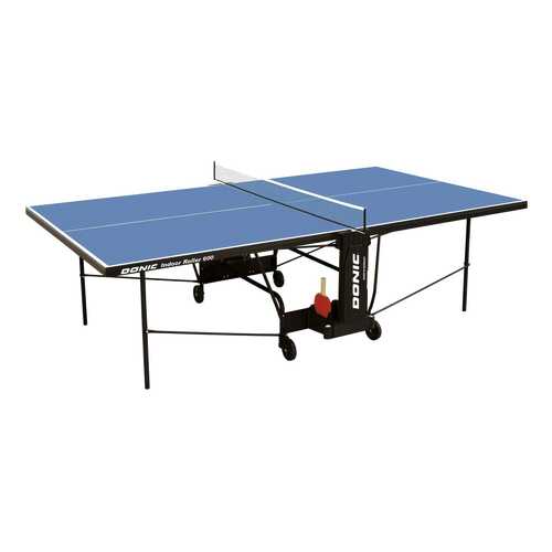 Теннисный стол Donic Indoor Roller 600 синий, с сеткой в Сплав