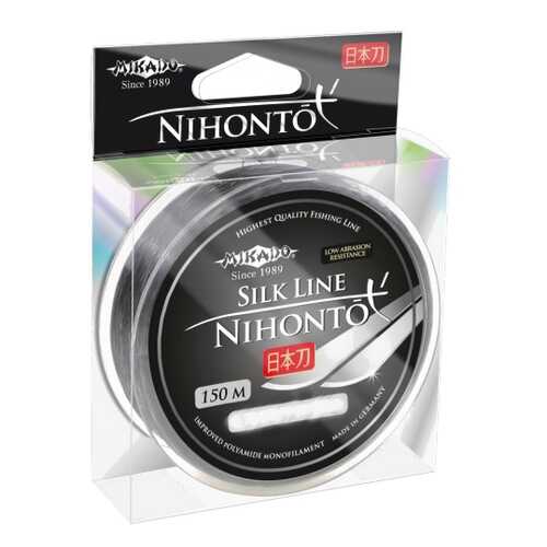 Леска монофильная Mikado Nihonto Silk Line 0,22 мм, 150 м, 6,3 кг в Сплав
