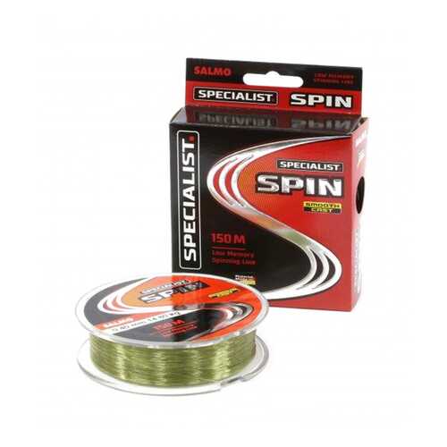 Леска монофильная Salmo Specialist Spin 0,2 мм, 150 м, 3,95 кг в Сплав