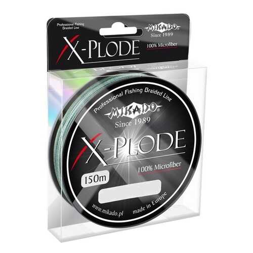 Леска плетеная Mikado X-Plode 0,2 мм, 150 м, 20,4 кг green в Сплав