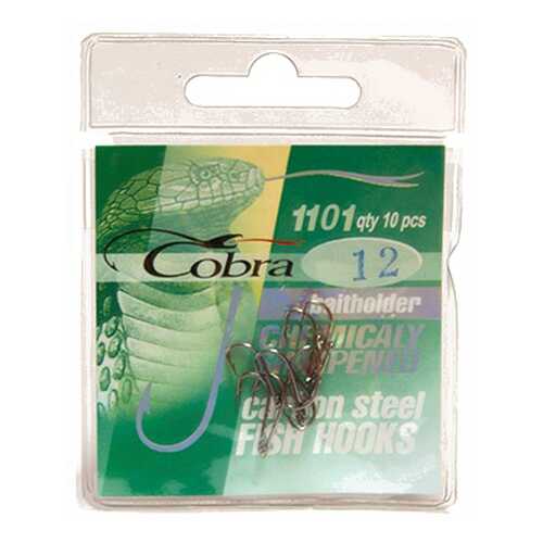 Рыболовные крючки Cobra Cobra-1101 №12 №12, 10 шт. в Сплав