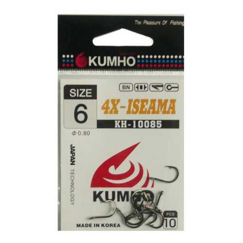 Рыболовные крючки Kumho KH-10085 №8, 10 шт. в Сплав