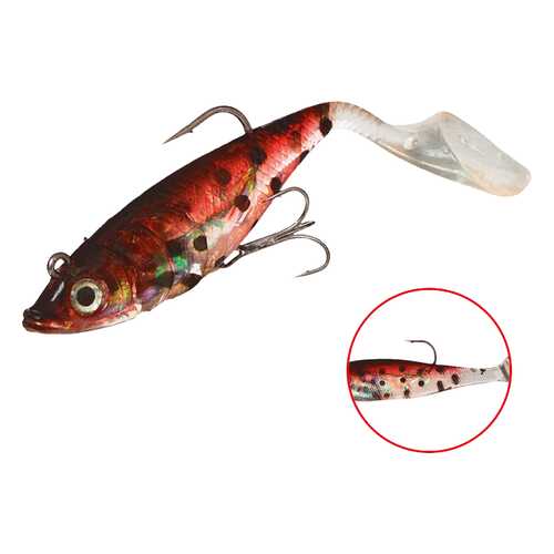 Виброхвост оснащенный Mikado Crystal Fish WXH-66 10 см, 89, 2 шт. в Сплав