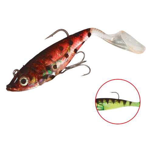 Виброхвост оснащенный Mikado Crystal Fish WXH-66 20 см, 60, 2 шт. в Сплав
