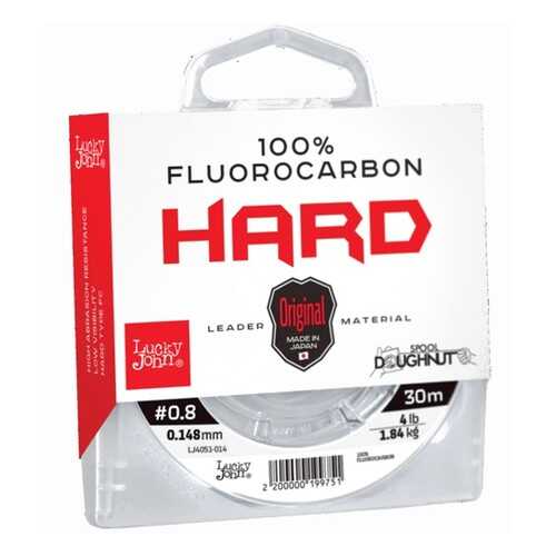 Леска монофильная Lucky John Fluorocarbon Hard 0,15 мм, 30 м, 1,84 кг в Сплав