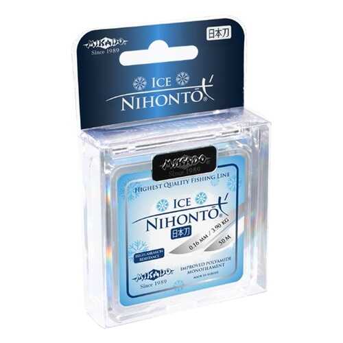 Леска монофильная Mikado Nihonto Ice 0,16 мм, 50 м, 3,9 кг в Сплав