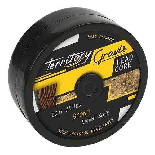 Леска плетеная Mikado Gravis Leadcore 1 мм, 10 м, 25 кг brown в Сплав