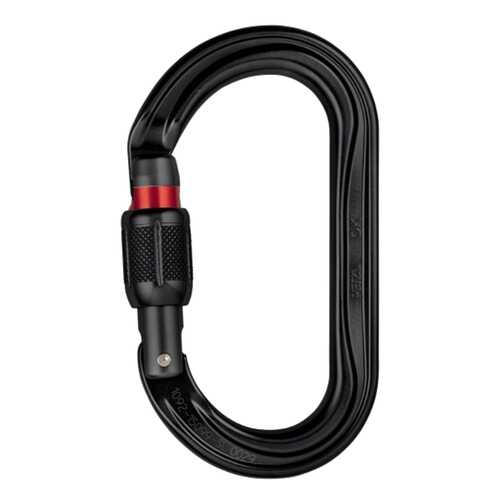 Карабин Petzl OK Screw-Lock Black Черный в Сплав