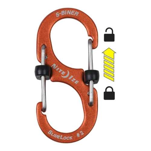 Набор карабинов Nite Ize S-Biner SlideLock Pack #2,3,4 LSBA234-A1-R6 в Сплав