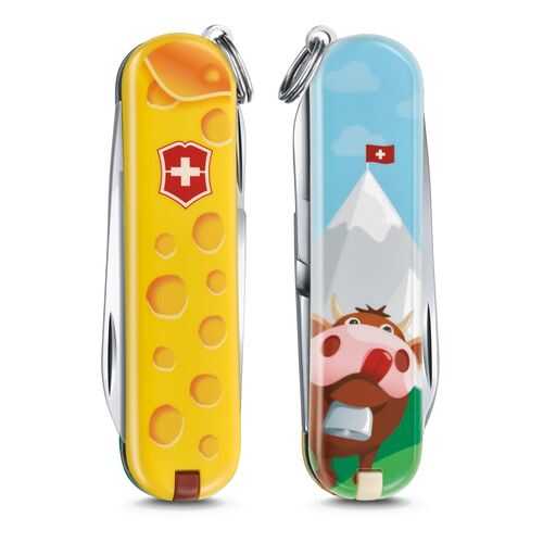 Мультитул-брелок Victorinox 0.6223.L1902 Alps Cheese в Сплав