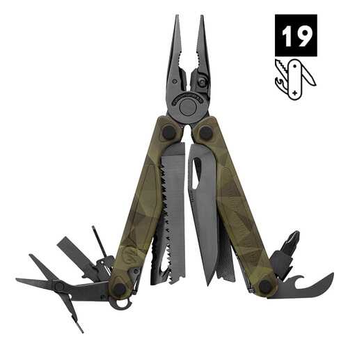 Мультитул Leatherman Charge Plus зеленый 19 опций в Сплав