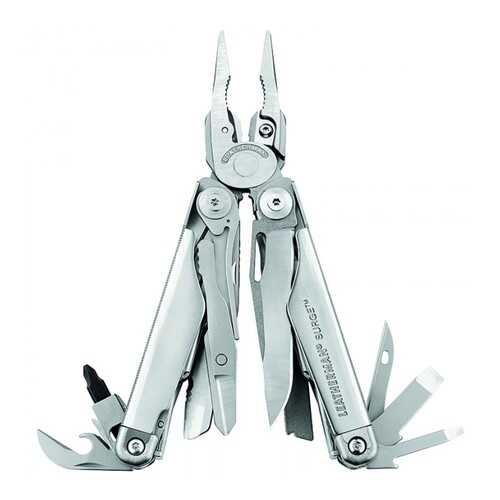 Мультитул Leatherman Surge 830165 серебристый, 21 функций в Сплав
