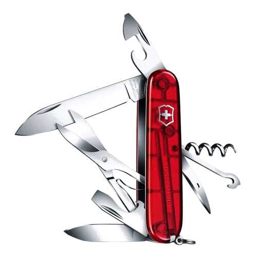 Мультитул Victorinox Climber 1.3703.T 91 мм красный, 14 функций в Сплав