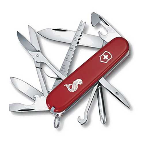 Мультитул Victorinox Fisherman 1.4733.72 91 мм красный, 17 функций в Сплав