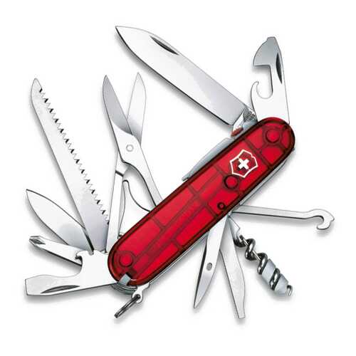Мультитул Victorinox Huntsman Lite 1.7915.T 91 мм красный, 15 функций в Сплав