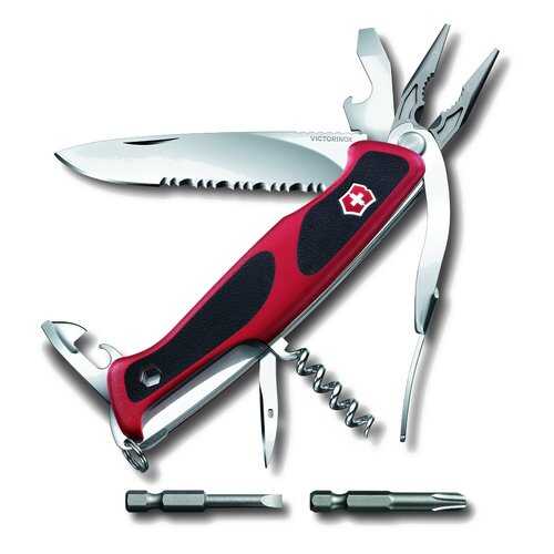 Мультитул Victorinox RangerGrip 174 Handyman 0.9728.WC 130 мм красный, 17 функций в Сплав