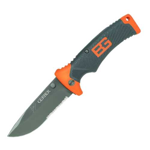 Туристический нож Gerber Bear Grylls Folding Sheath серый/оранжевый в Сплав