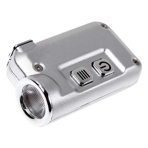 Туристический фонарь Nitecore TINI Cree XP-G2 S3 Silver, 4 режима в Сплав