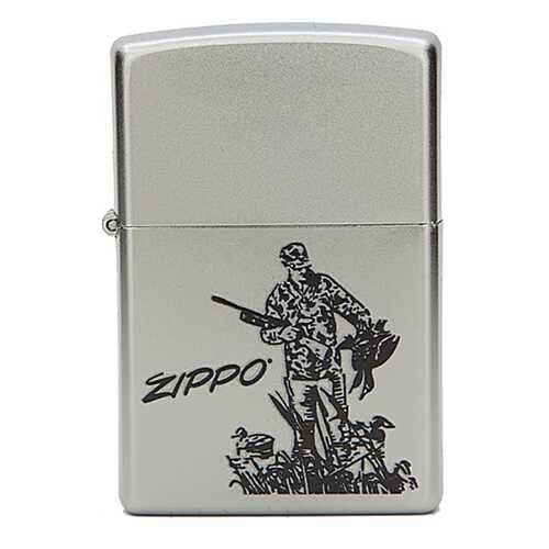 Зажигалка Zippo №205 Duck Hunting Satin Chrome в Сплав
