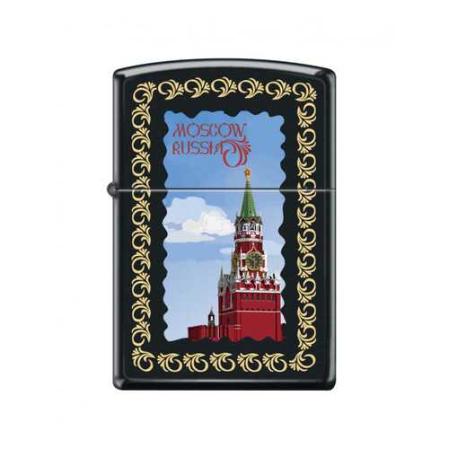 Зажигалка Zippo 218 Moscow Kremlin Framed Black Matte в Сплав
