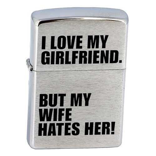 Зажигалка Zippo №24522 Brushed Chrome в Сплав