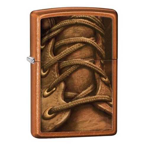 Зажигалка Zippo Boot Laces Toffee в Сплав