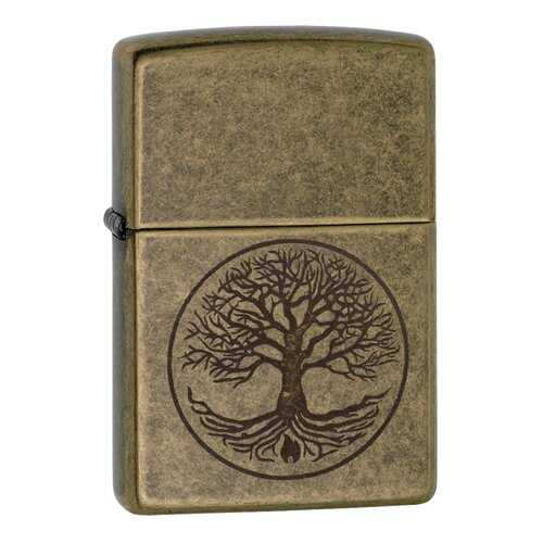 Зажигалка Zippo Zippo Tree of Life Antique Brass в Сплав