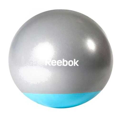 Гимнастический мяч Reebok Gym Ball двухцветный 75 см серо-голубой в Сплав