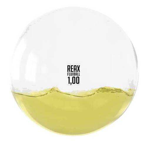 Медицинбол Reaxing Reax Fluiball RX1182, желтый, 1 кг в Сплав