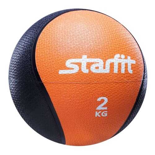 Медицинбол StarFit Pro GB-702 2 кг оранжевый/черный в Сплав