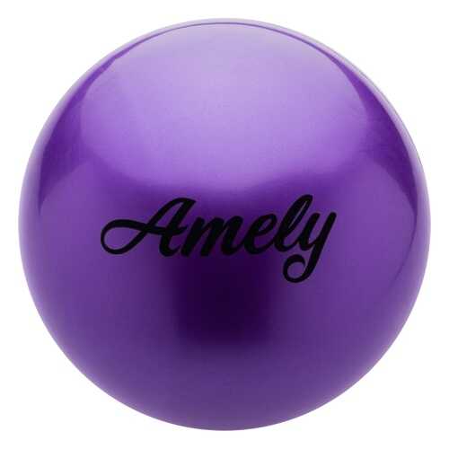 Мяч гимнастический Amely AGB-101, фиолетовый, 15 см в Сплав