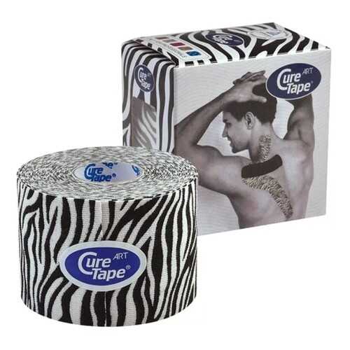 Кинезио тейп CureTape Art Zebra, хлопок 163180 в Сплав