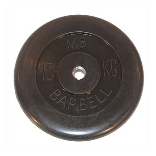 Barbell d 31 мм черный 15,0 кг в Сплав