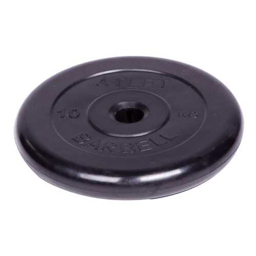Barbell d 51 мм черный 10,0 кг Atlet в Сплав