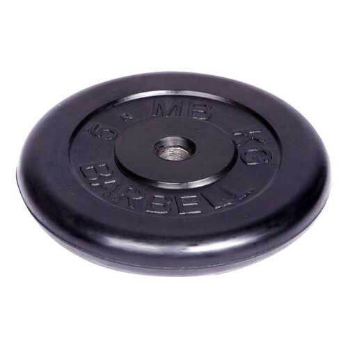 Barbell d 51 мм черный 5,0 кг в Сплав