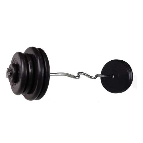 Штанга MB Barbell, гриф w-образный 127 см, 120 кг, 25 мм в Сплав