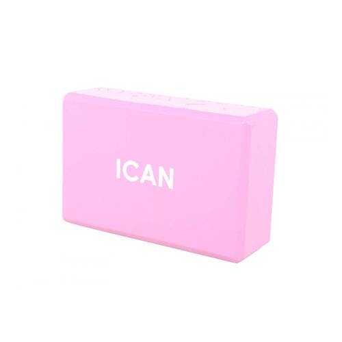 Блок для йоги ICAN IFA-101, EVA, 22,5x15x7,6 см, розовый в Сплав