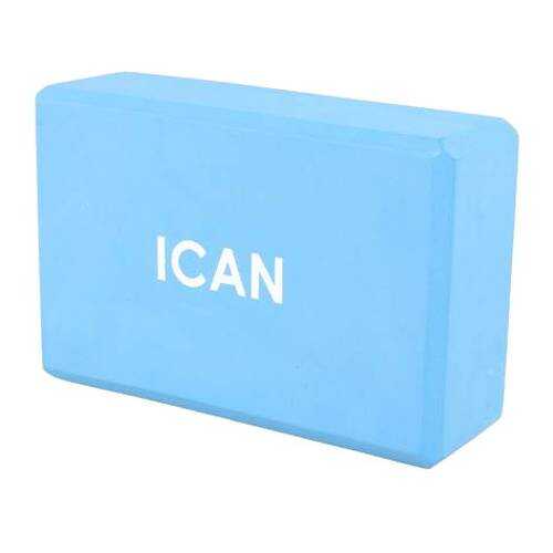 Блок для йоги ICAN IFA-101, EVA, 22,5x15x7,6 см,синий в Сплав