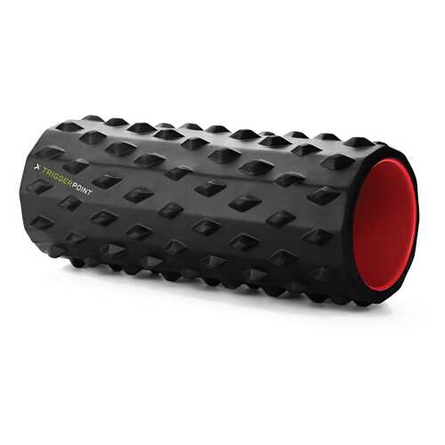 Ролик с массажным покрытием Trigger Point Carbon 680 г, 33 x 13,9 см, черный в Сплав
