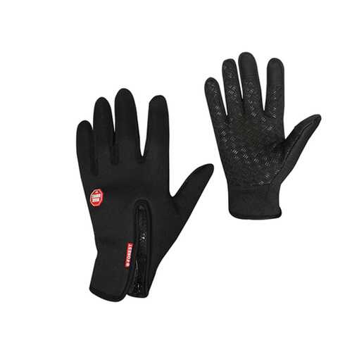 Велосипедные перчатки MoscowCycling MC-GLOVE-01, черные, 9,5 в Сплав