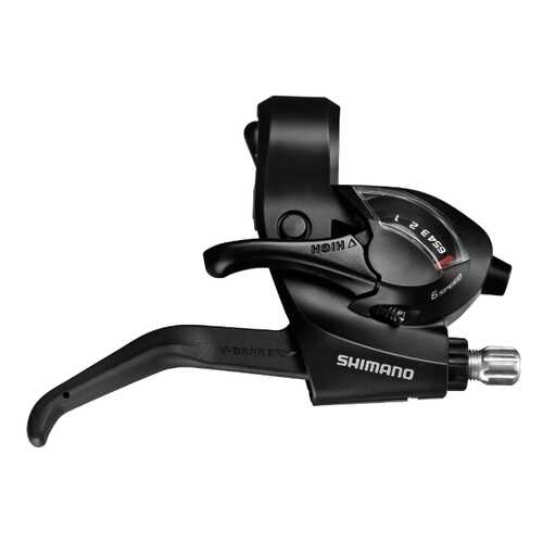 Шифтер/тормозная ручка Shimano Tourney ST-EF41 прав 6ск 2050 мм черный б/уп ASTEF41R6AL в Сплав