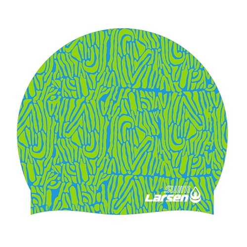Шапочка для плавания Larsen SC green/blue в Сплав