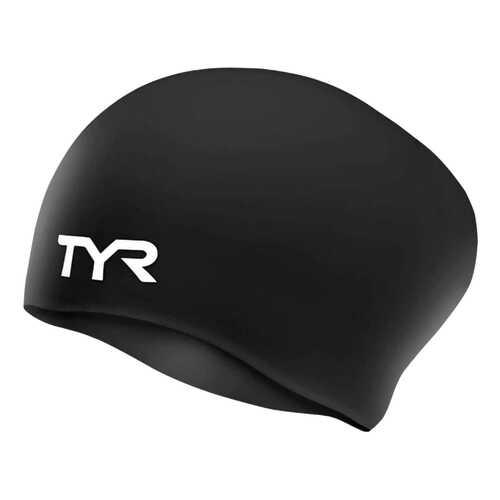 Шапочка для плавания TYR Long Hair Wrinkle-Free Silicone Cap 001 black в Сплав